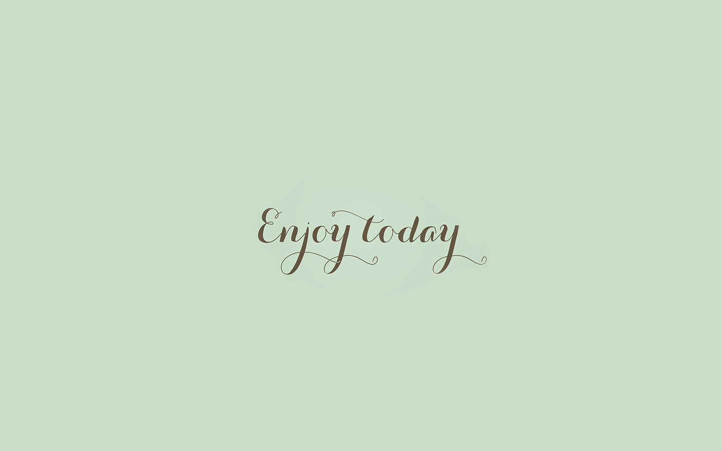 Enjoy Today Love Art Quote Simple