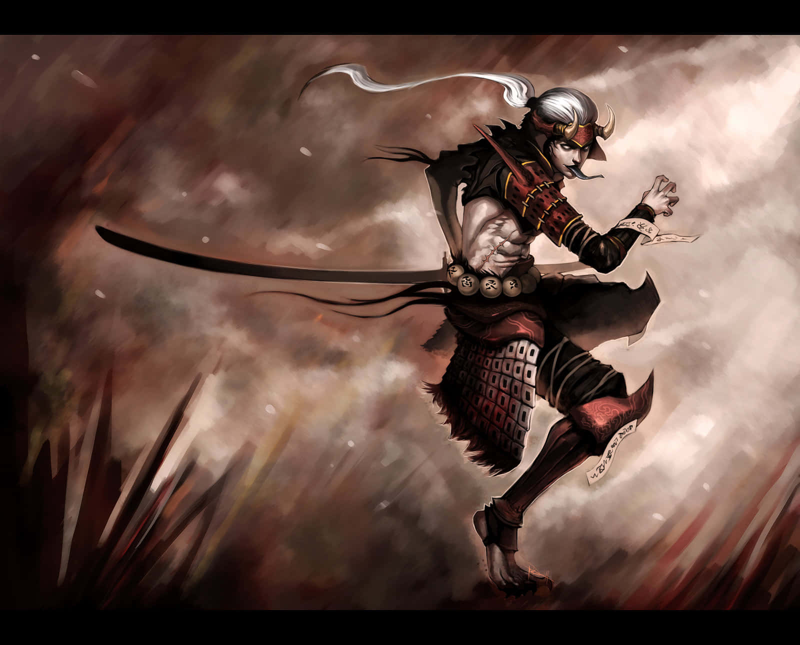 Download Oni Samurai Anime Fantasy