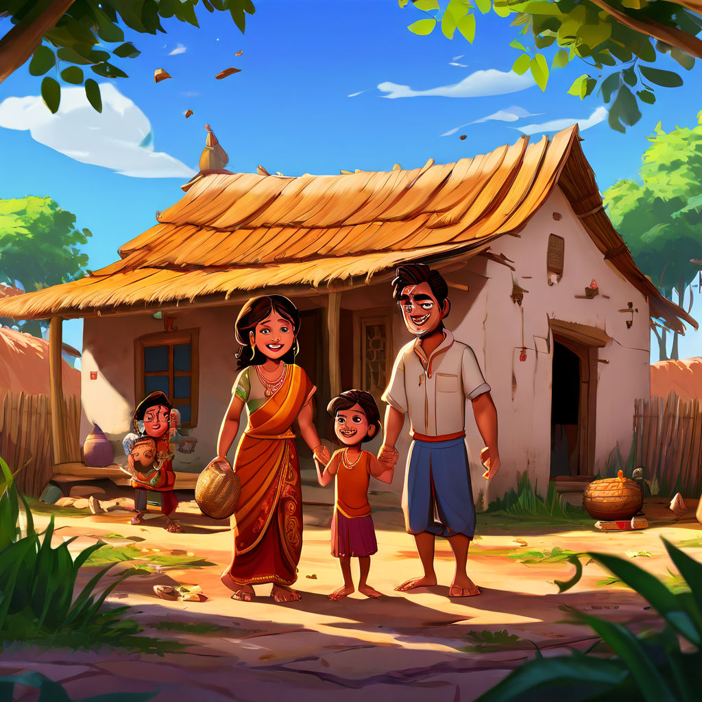 Village Cartoon Wallpapers - Wallpaper Cave, image size:1024x1024
