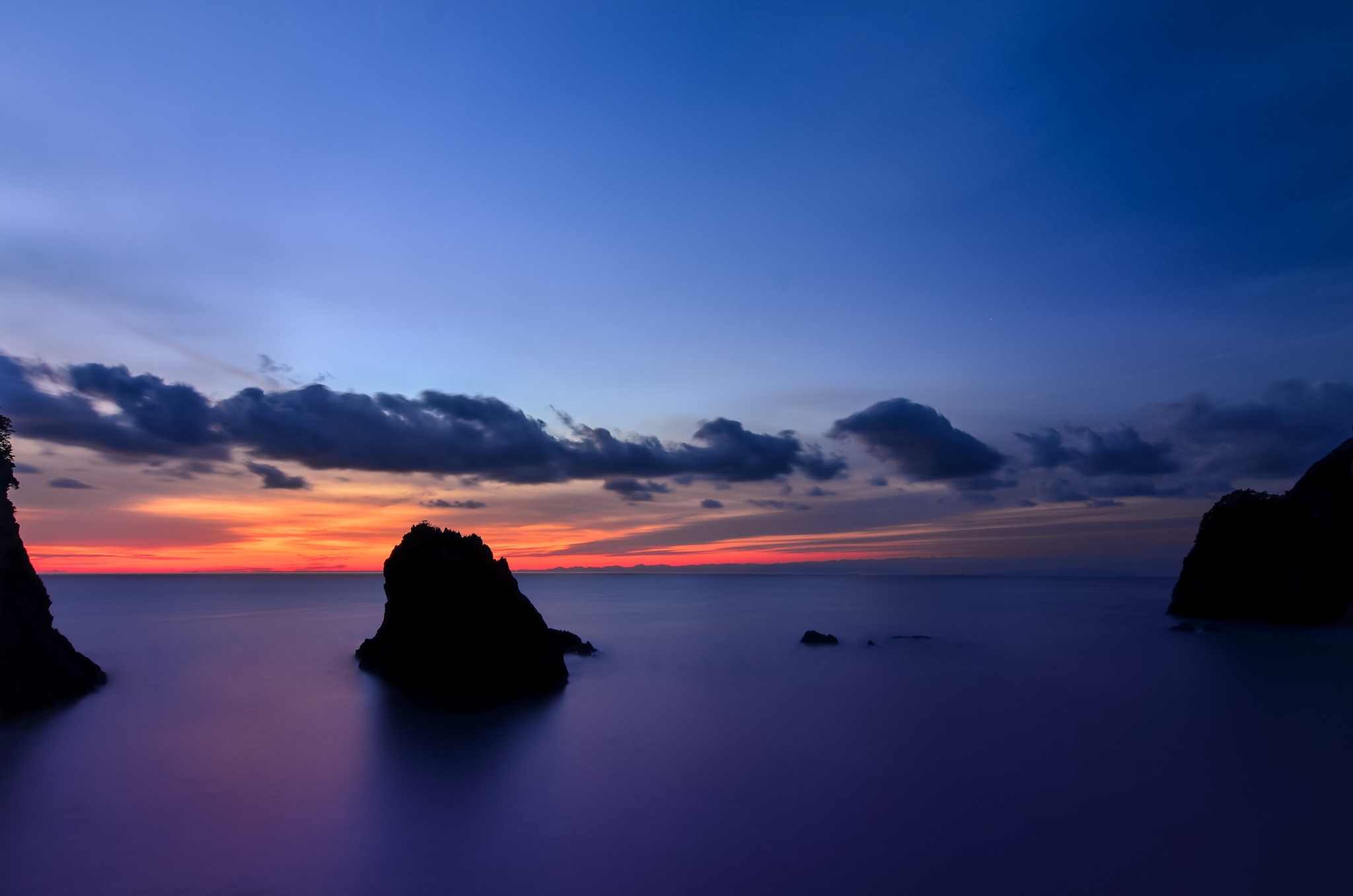 HD desktop wallpaper: Sky, Rocks, Shore