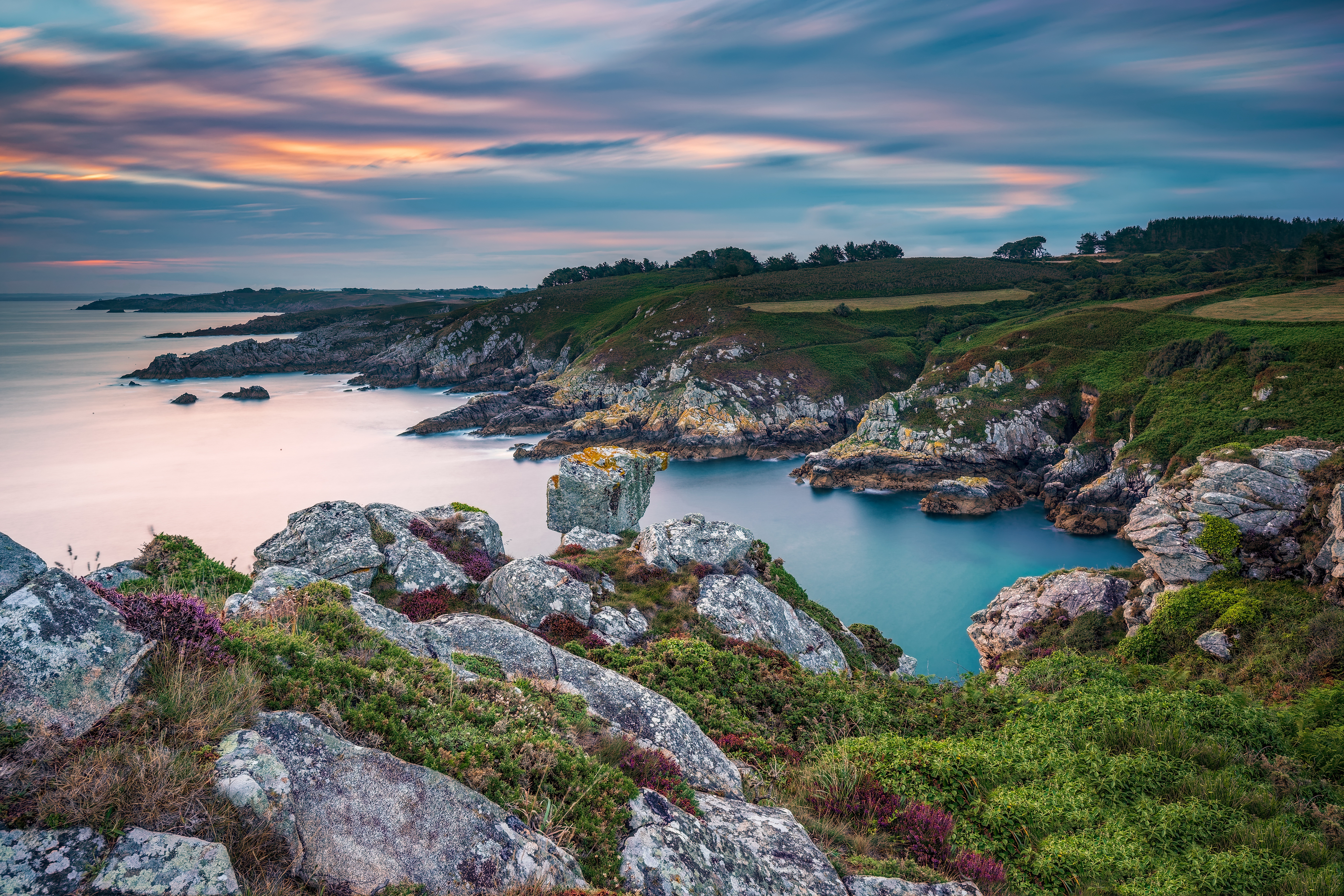 Download Sea Seascape Brittany Sunrise