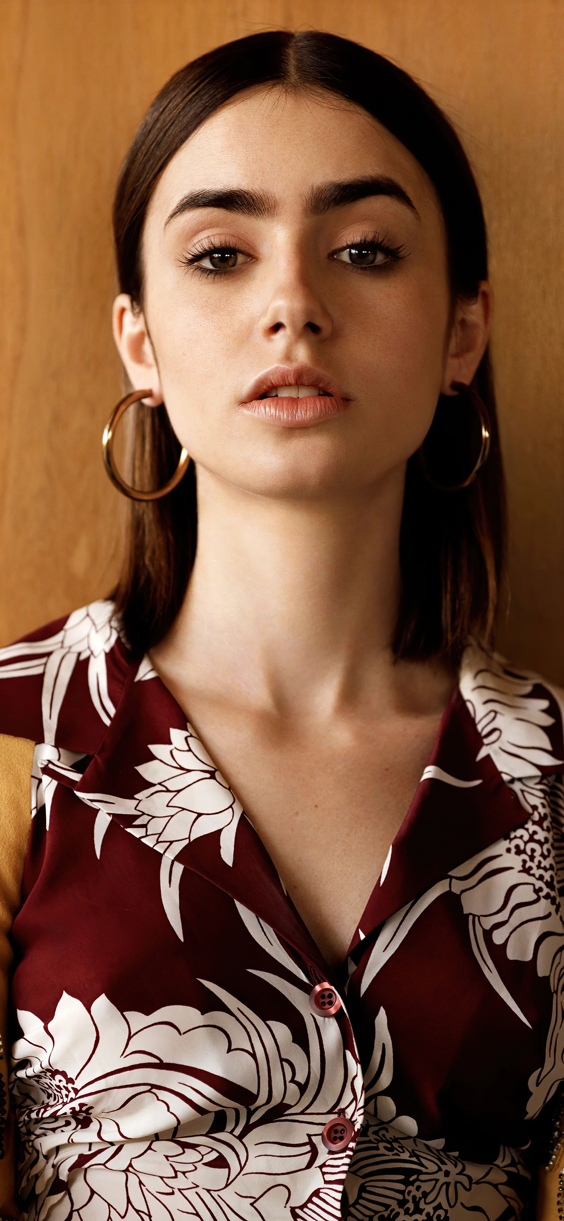 Lily Collins Vogue Uk 4k