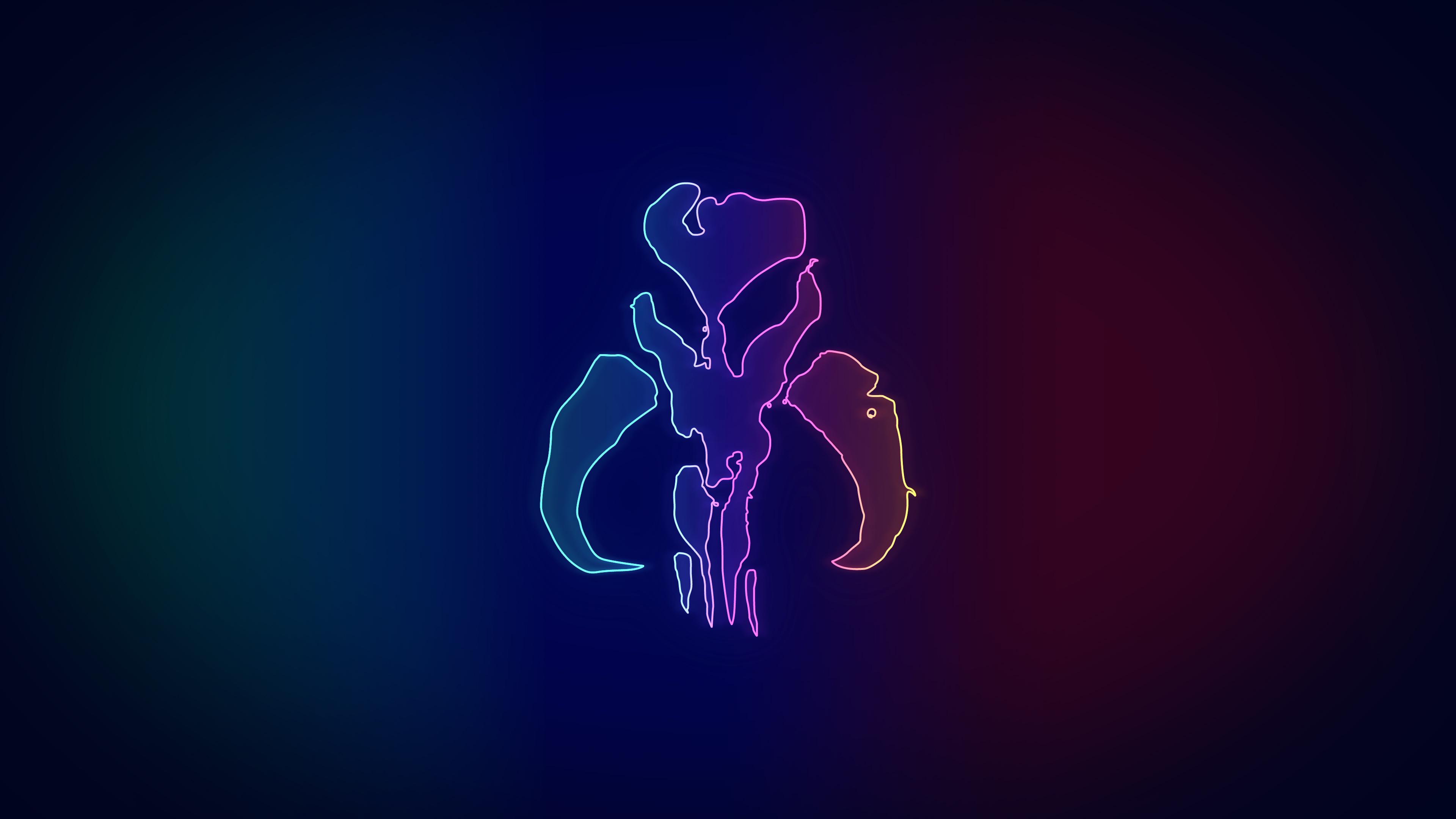 Neon Bounty Hunter Wallpaper 3840 x