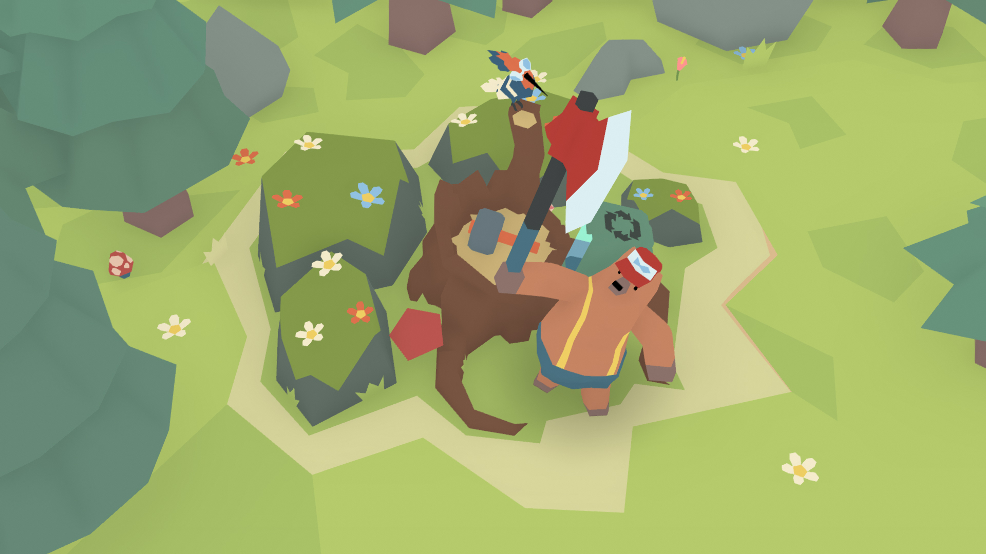 axe and cute indie LumbearJack