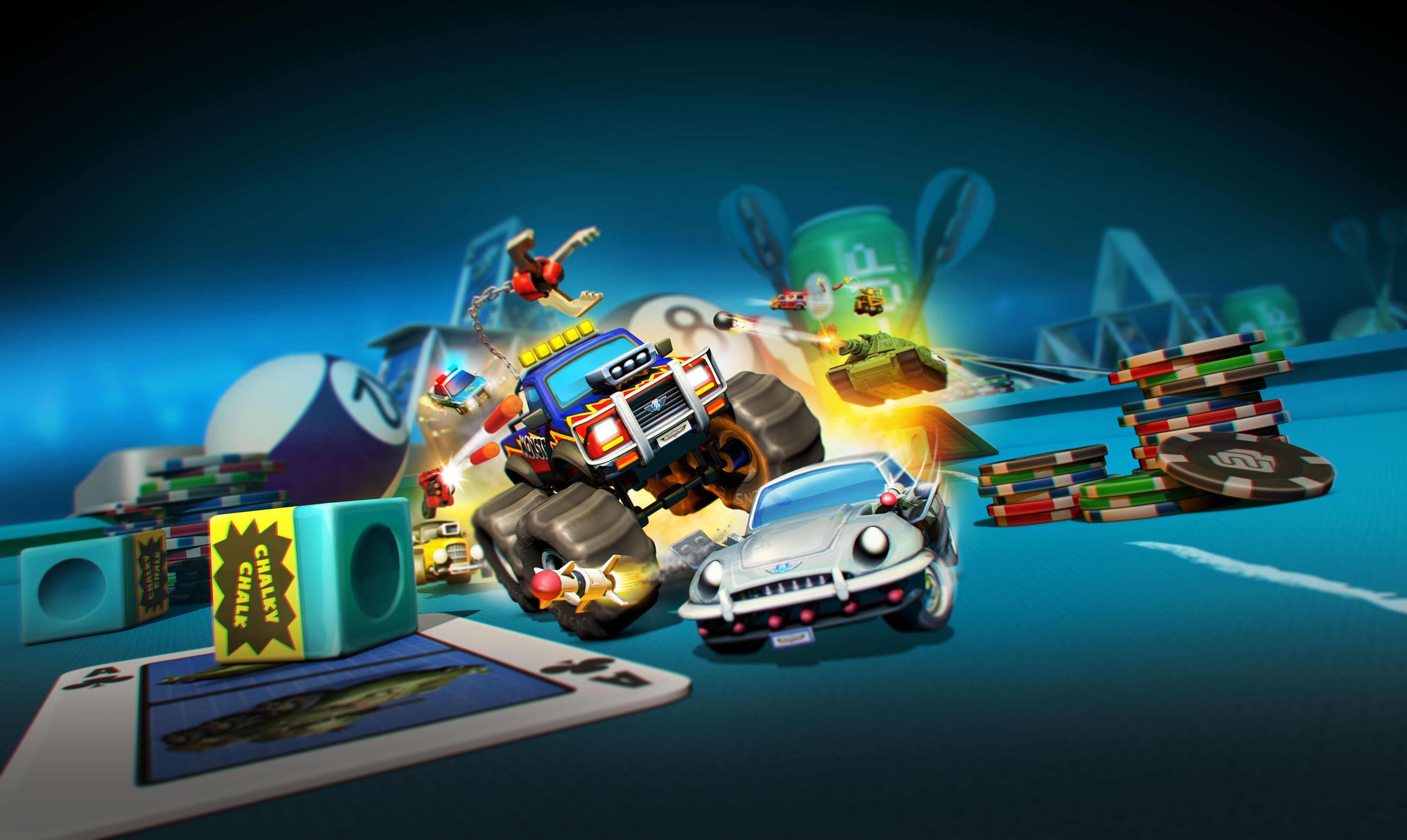 Wallpaper car, game, tank, casino