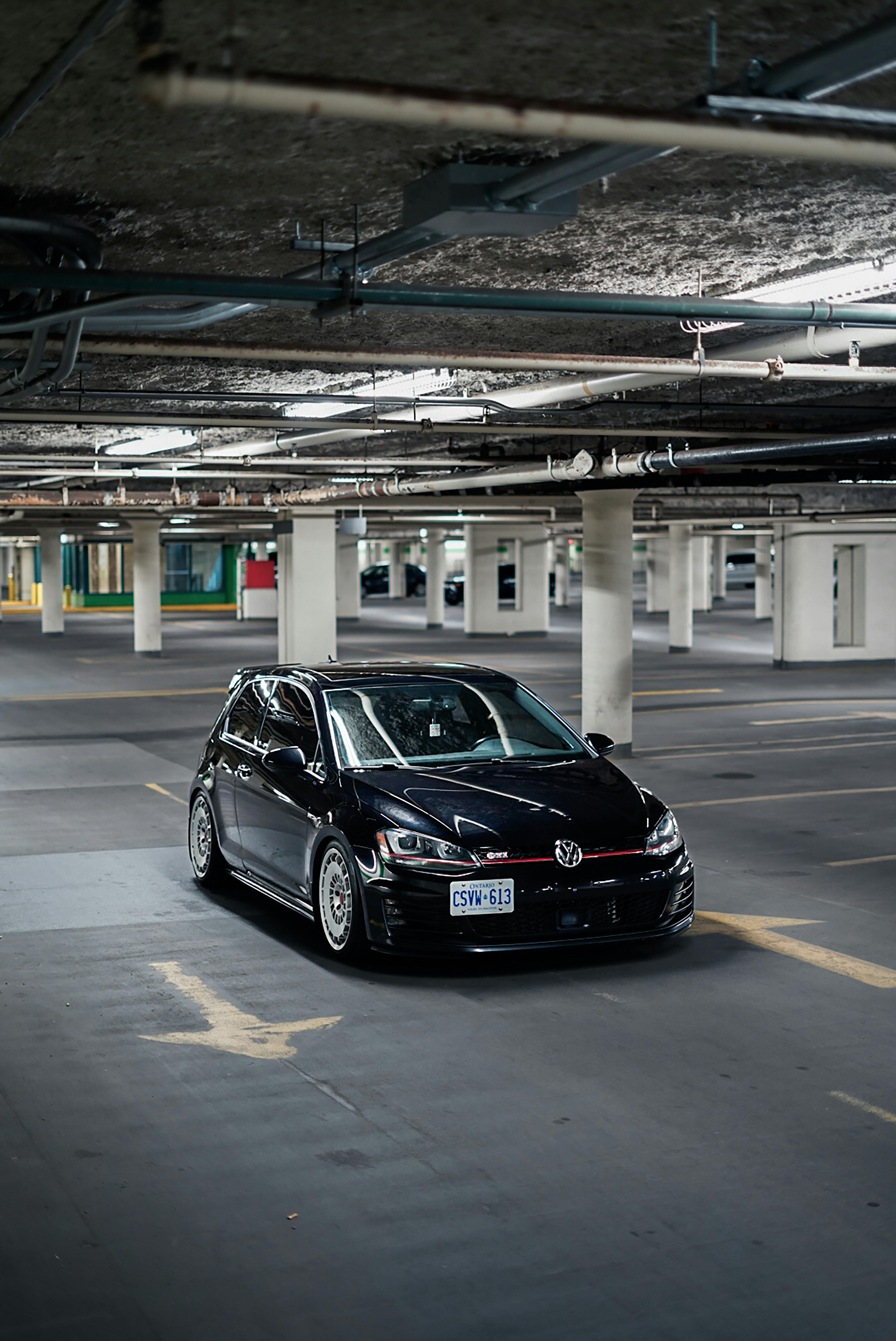 Black Volkswagen Golf Mk7 · Free Stock