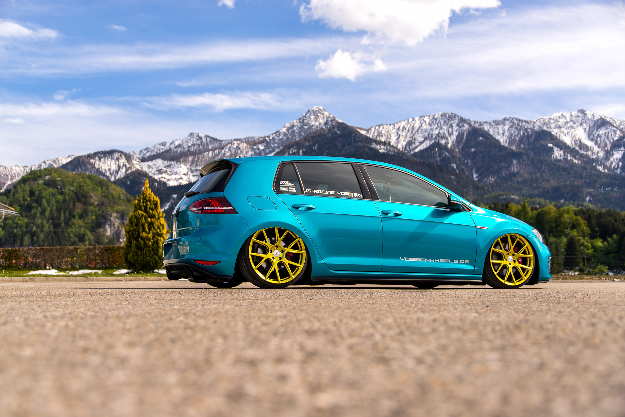 Wallpaper Volkswagen, golf, tuning, GTI
