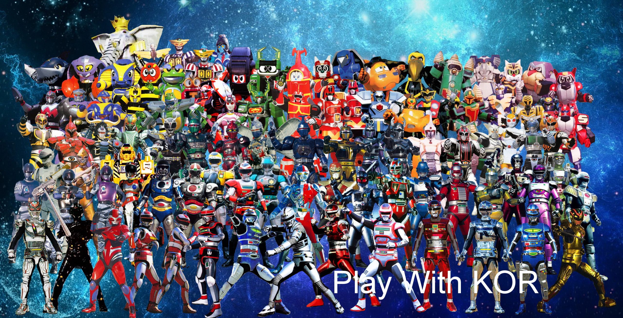 Complete collection of Metal Hero