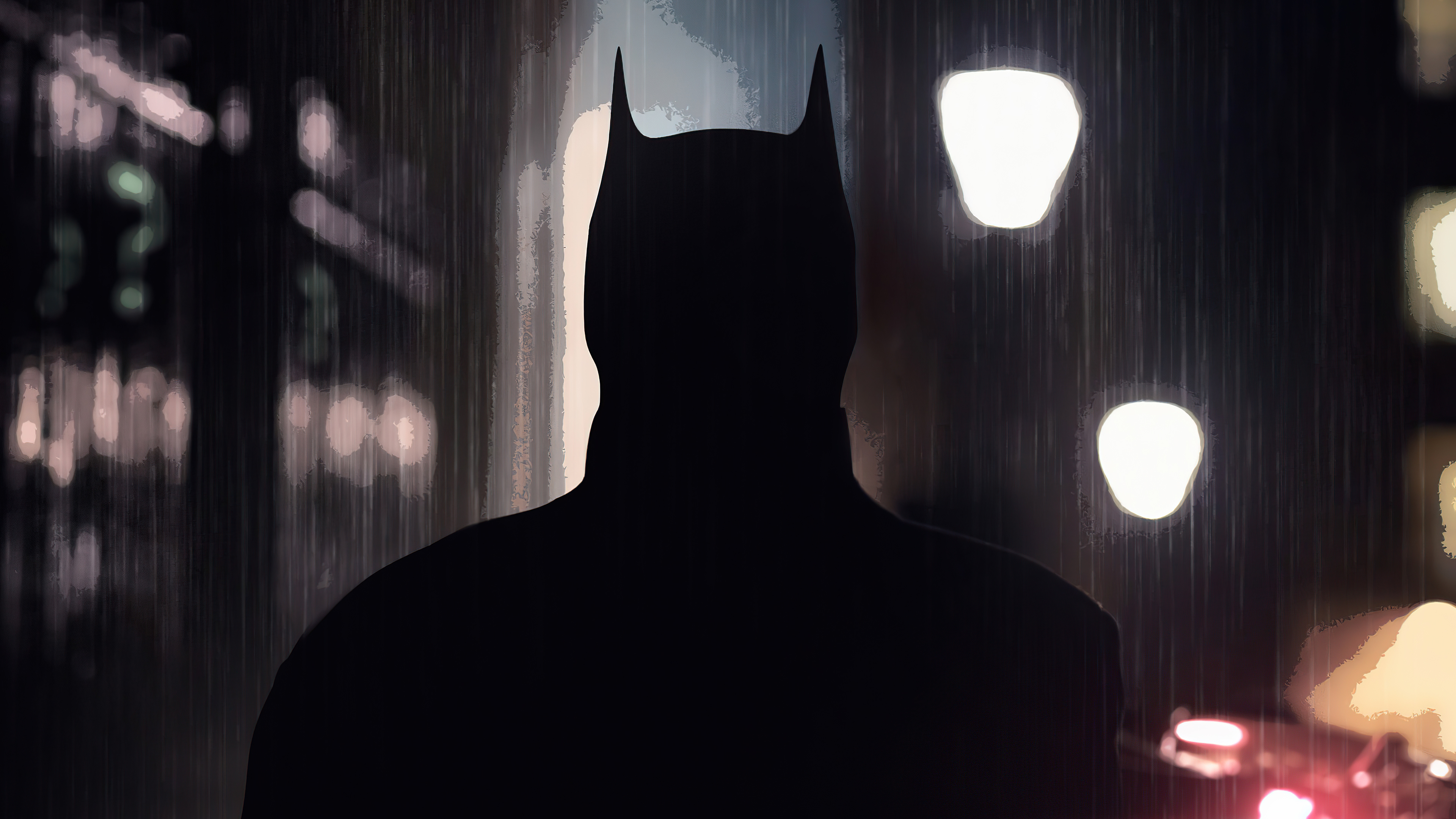The Batman Noir 4k Wallpaper, HD Movies