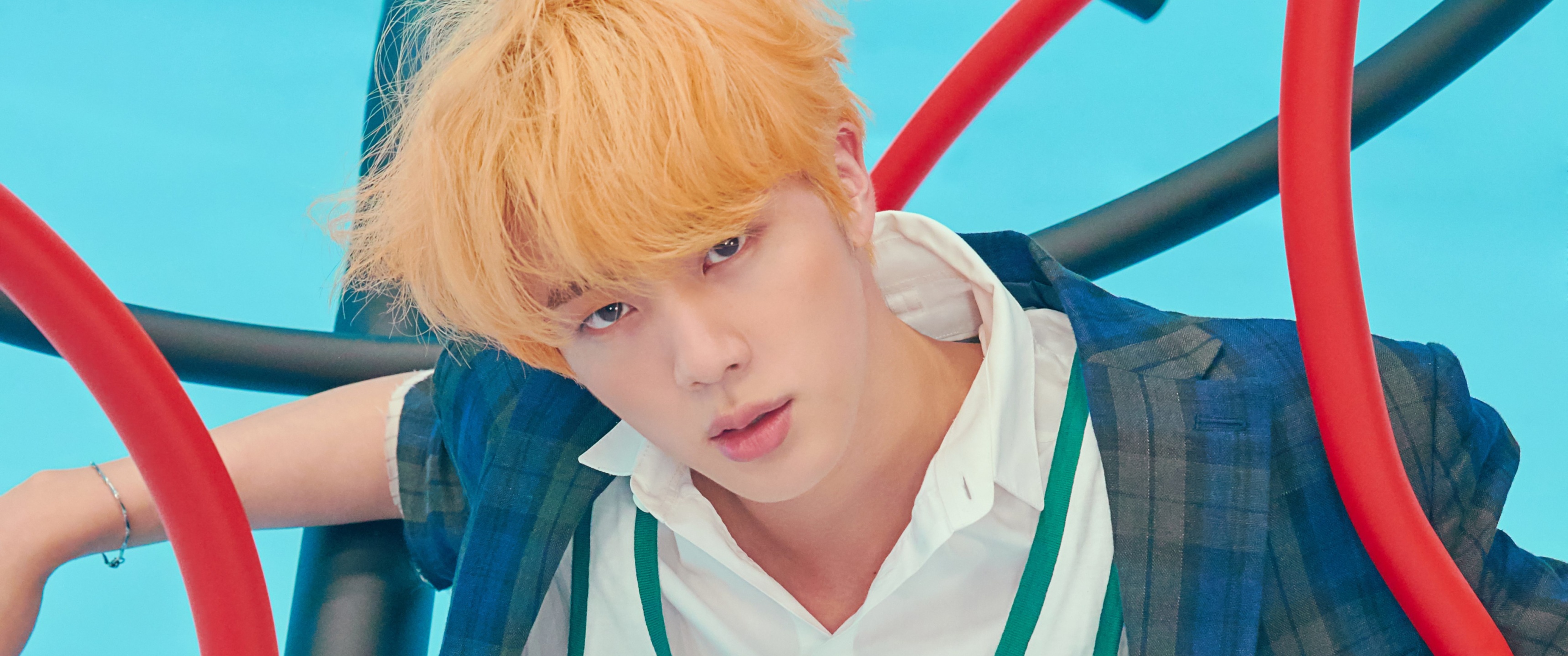 Jin Wallpaper 4K, BTS, South Korean Singer