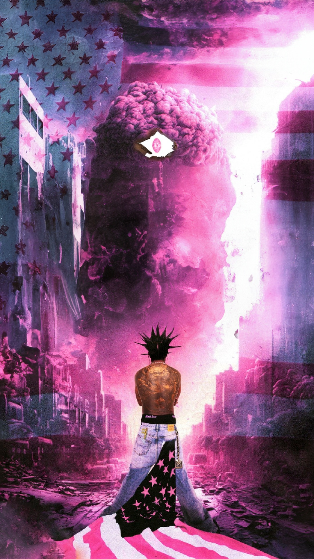 The Pink Tape Cover Wallpaper