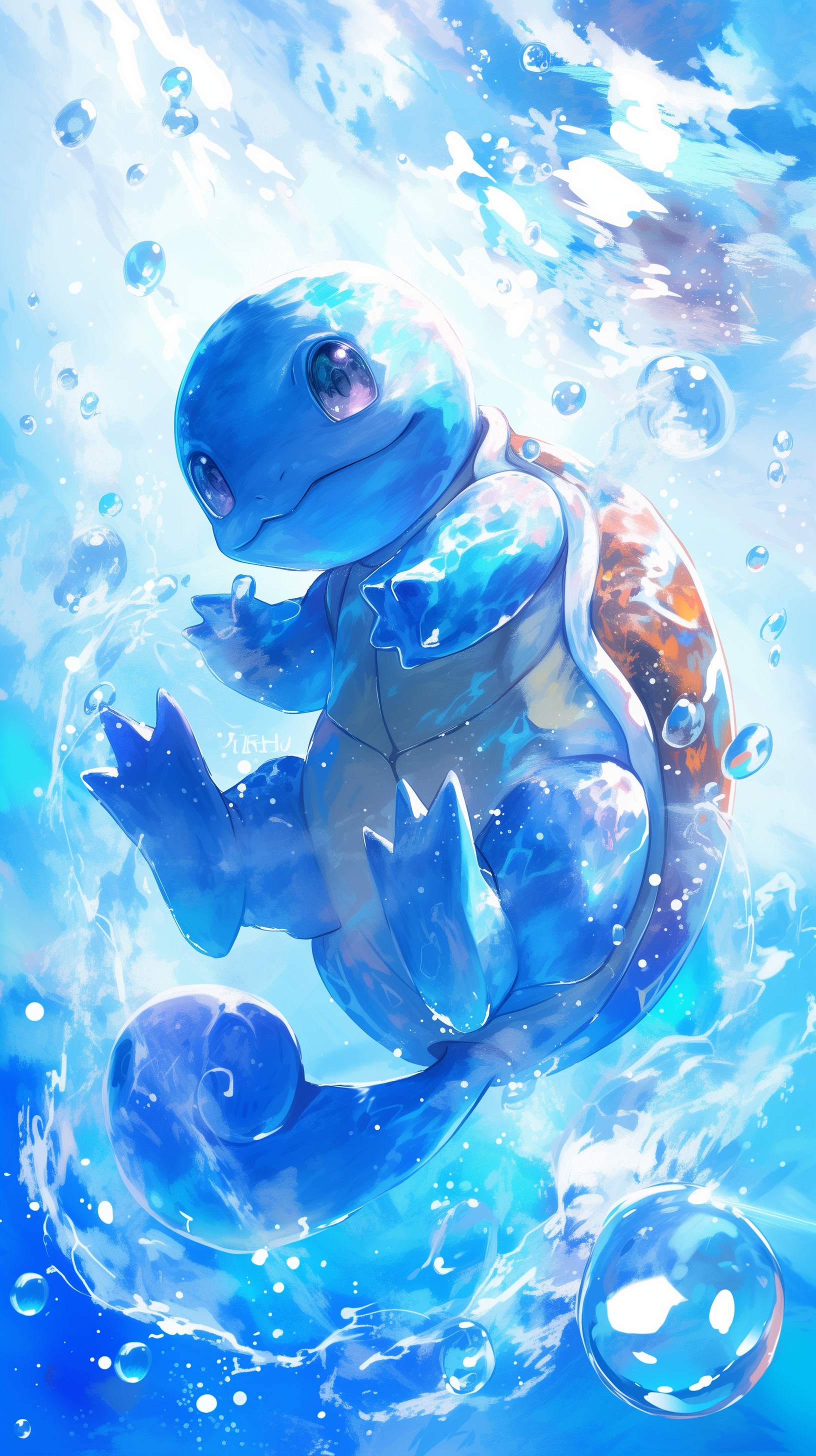 Squirtle (Pokémon) Phone Wallpaper
