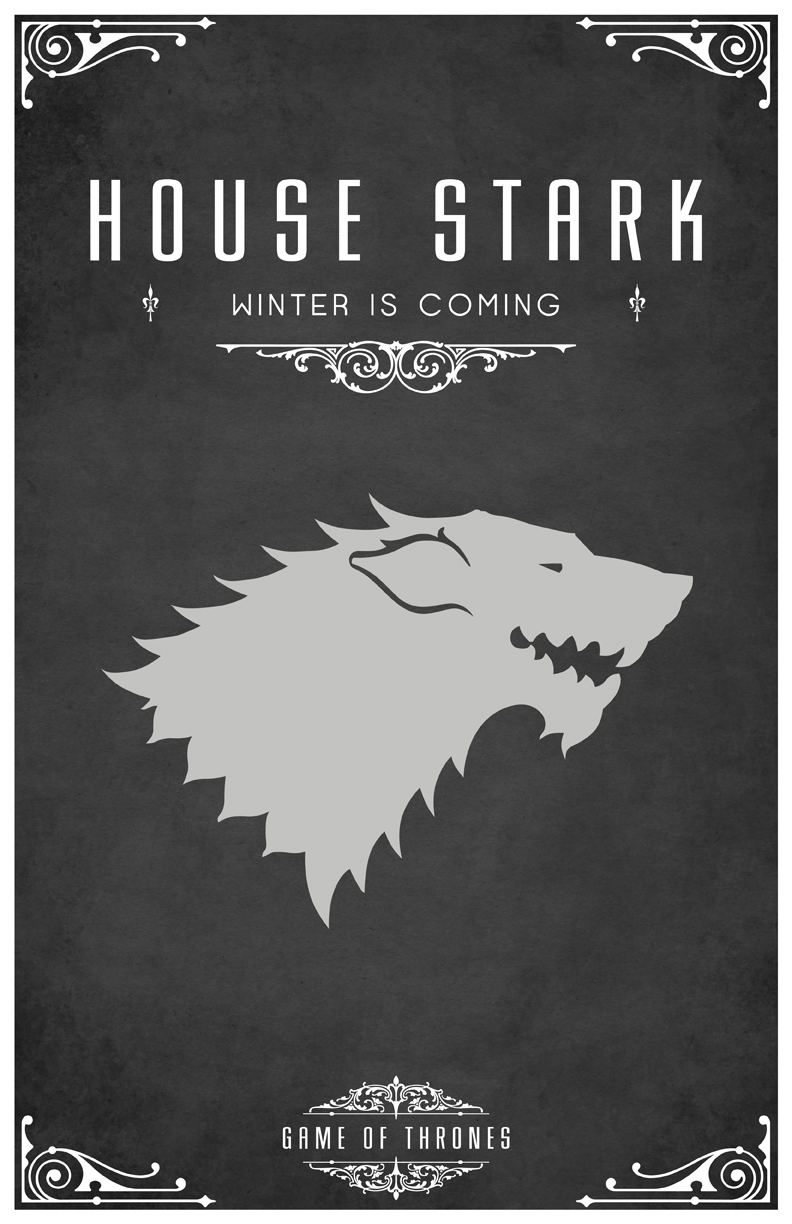 Art. The Houses of Westeros A SONG OF