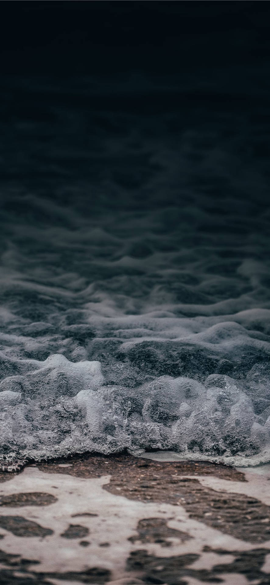 iPhone 7 Beach Shore At Night Wallpaper