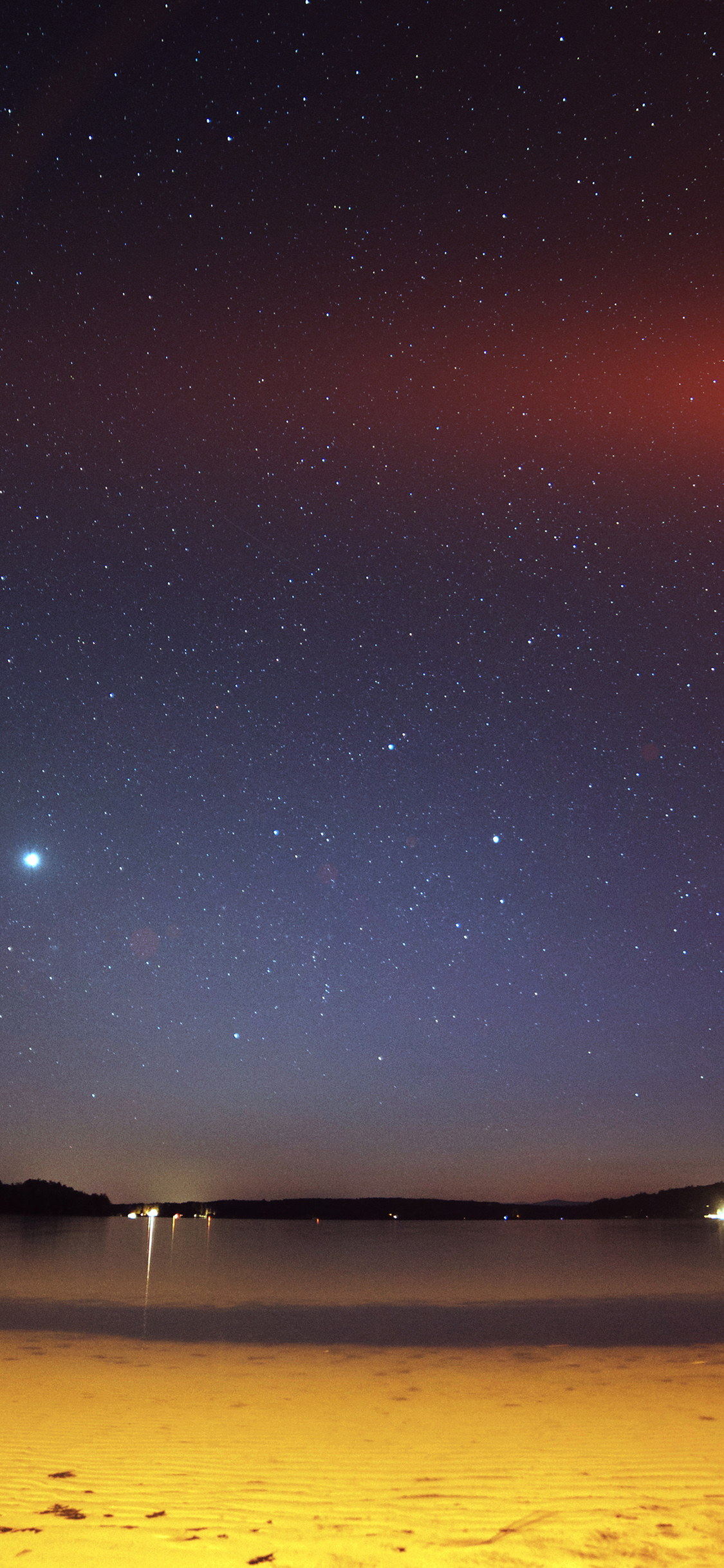 Night Beach Sea Vacation Nature