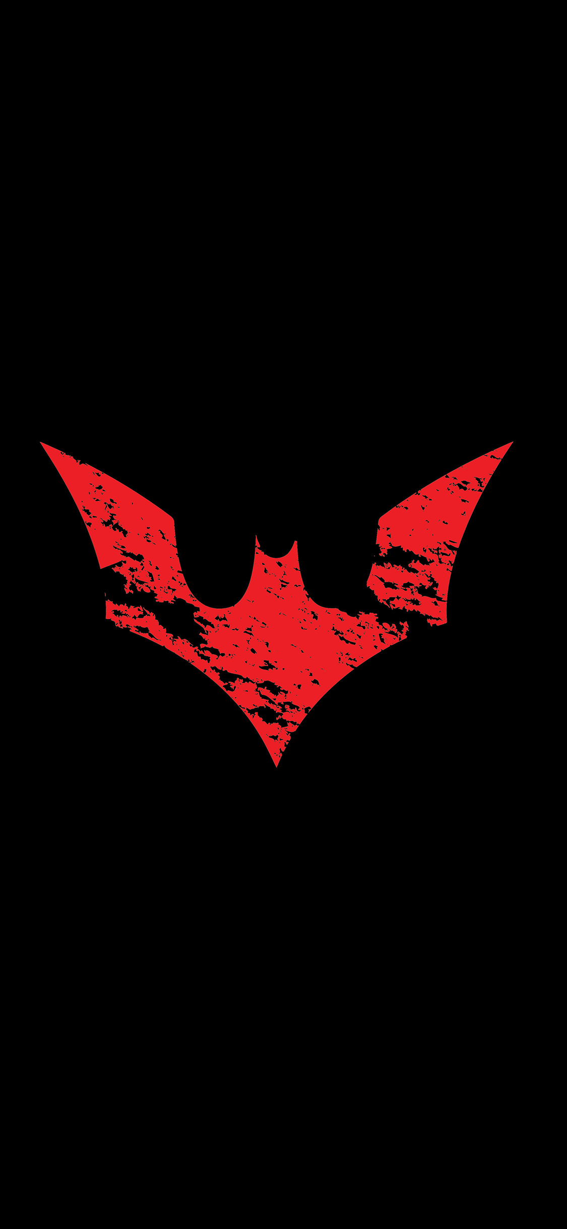 Batman Logo Red Dark Hero Art