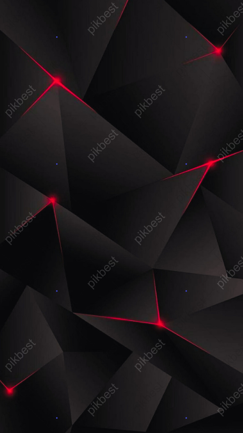 The Black And Red Combination Abstract