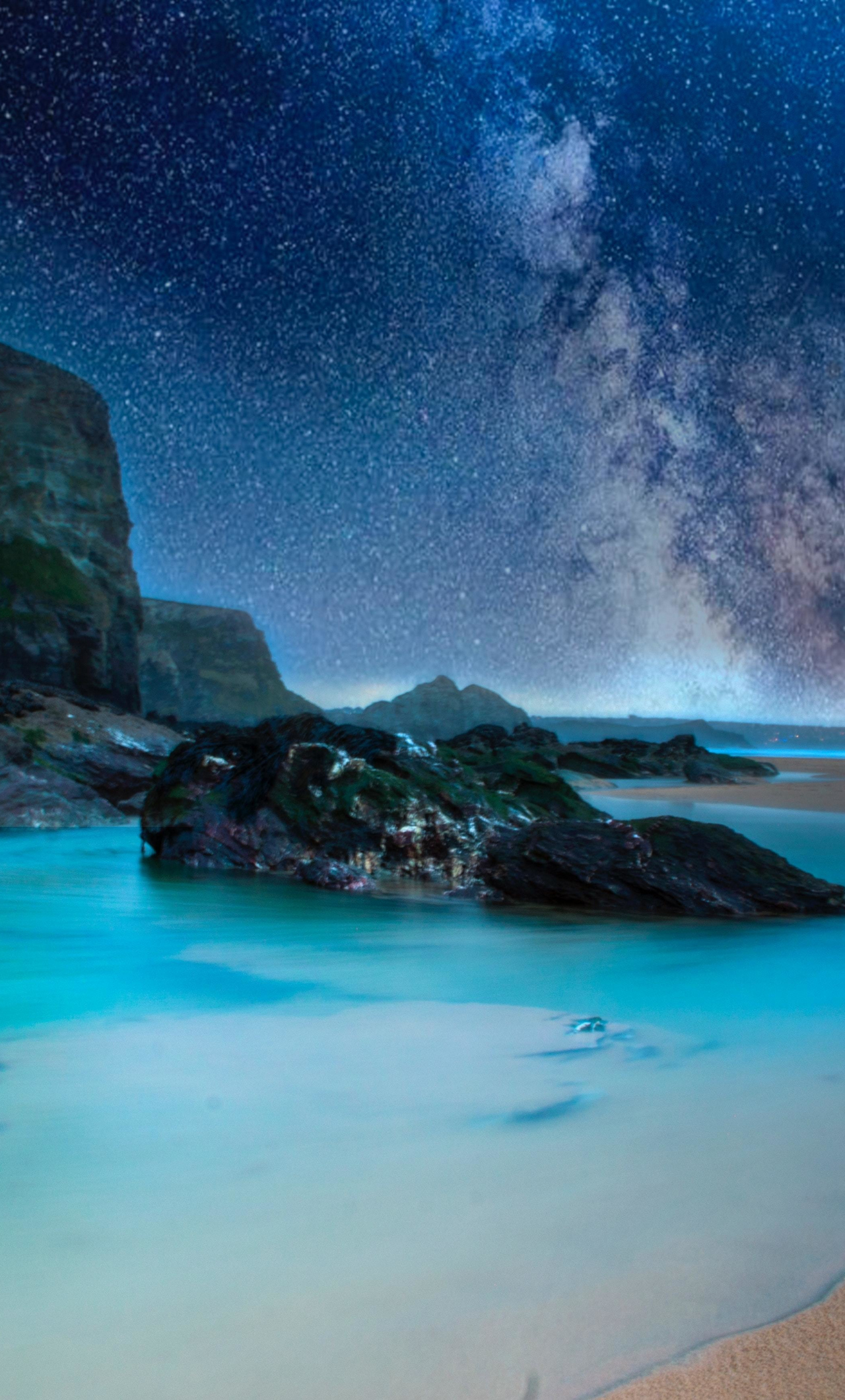 Download wallpaper 1280x2120 night