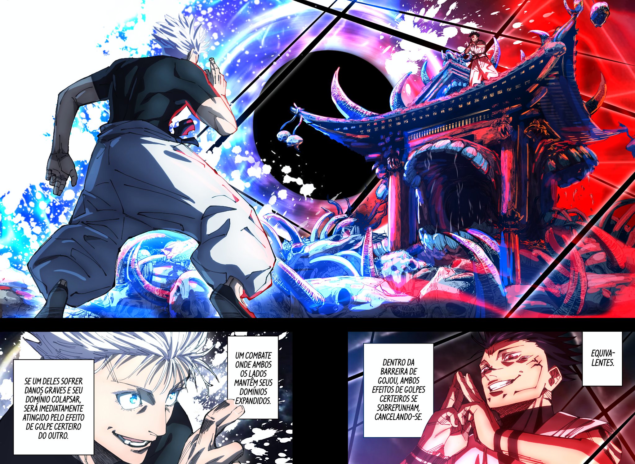 Gojo Vs Sukuna Domain Clash Wallpapers Wallpaper Cave
