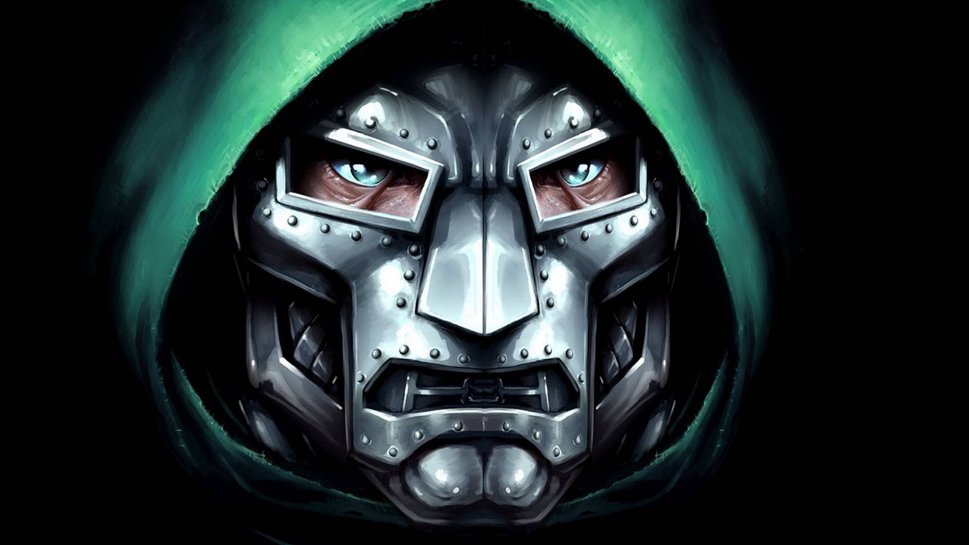 Download Free Doctor Doom Mask Close Up
