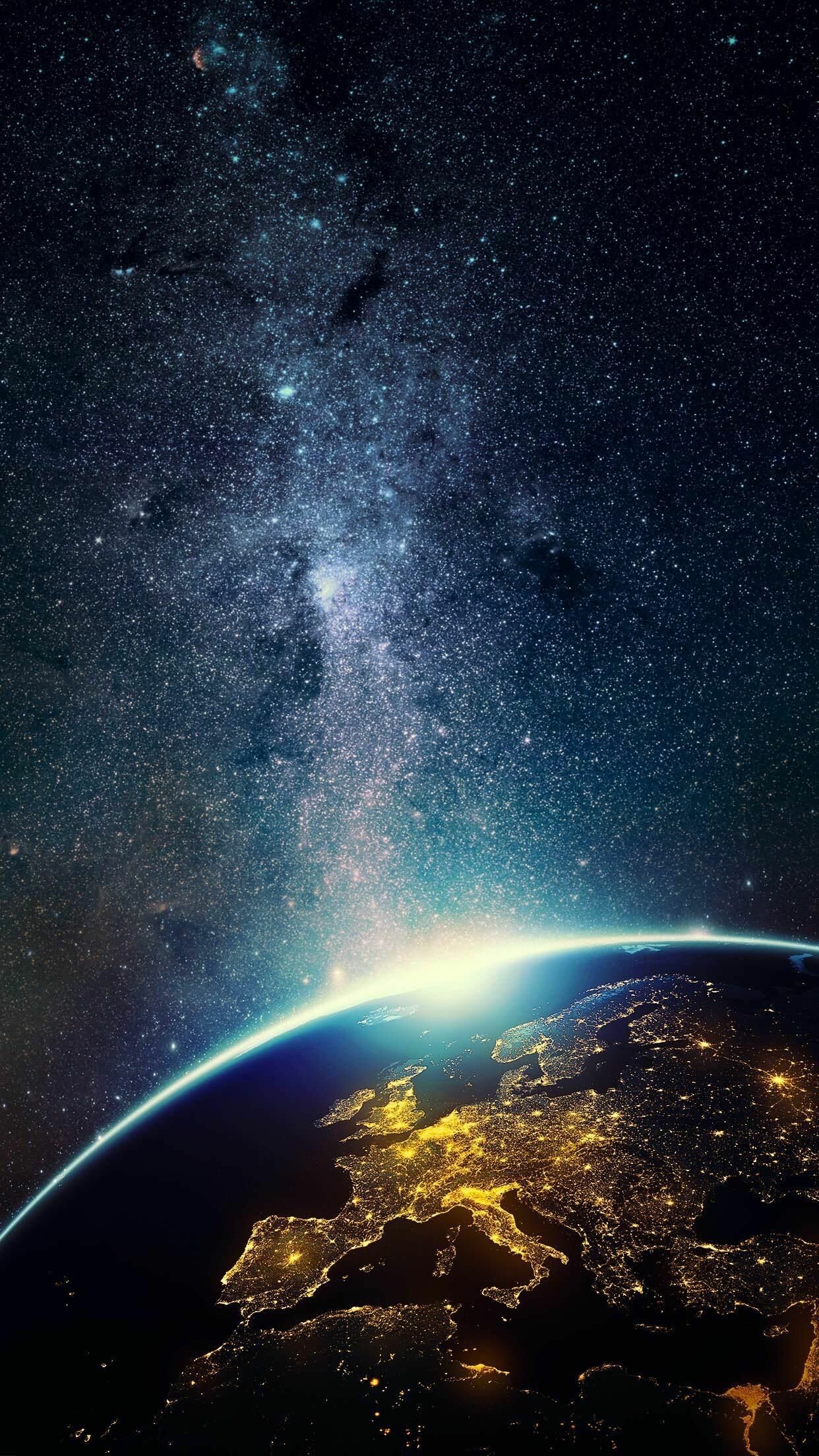 Earth at Night Wallpaper