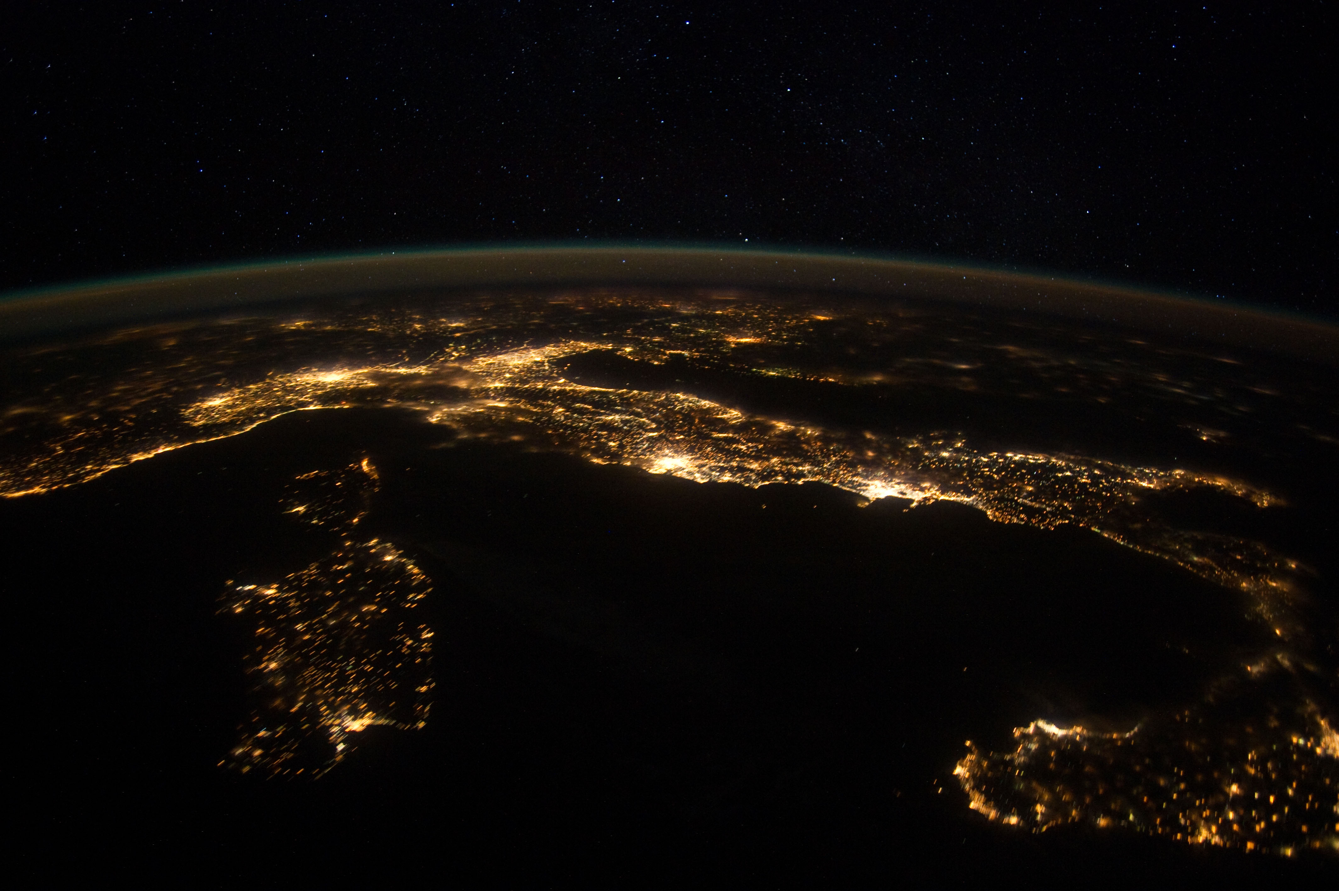 ISS 30 Europe Above The Tyrrhenian