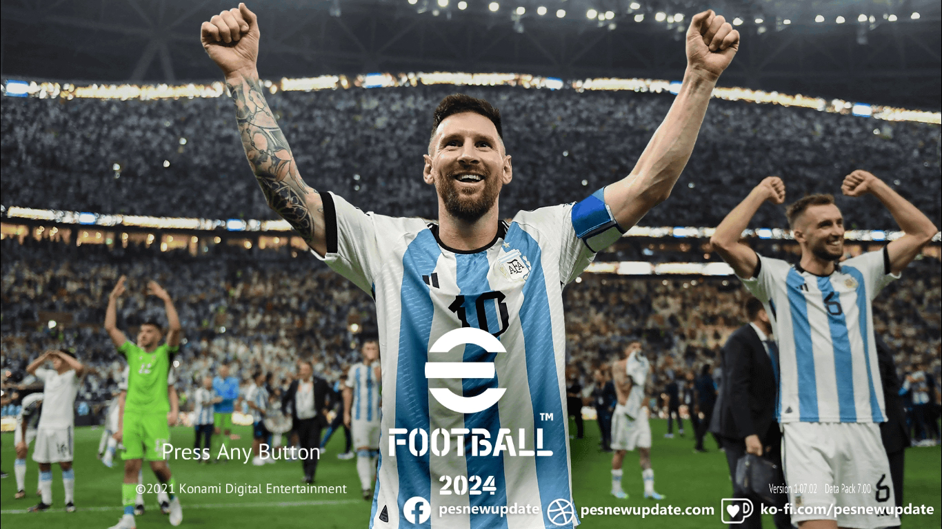 PES 2021 Menu eFootball 2024 Lionel