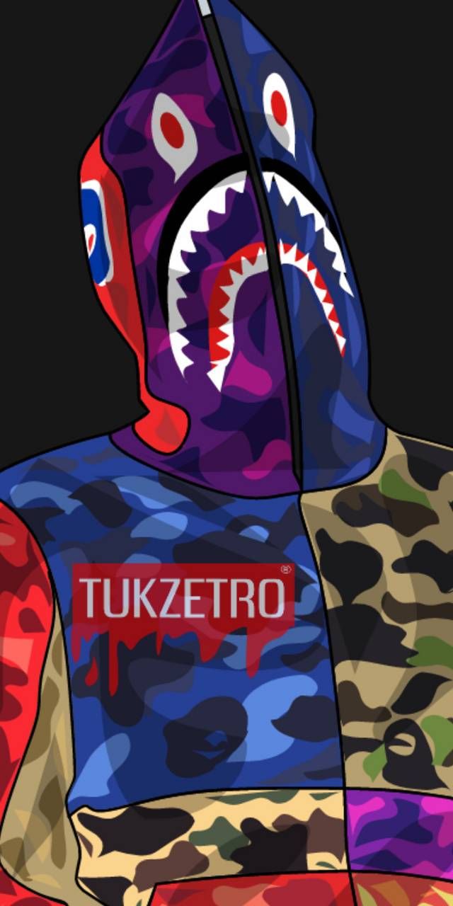 Bape wallpaper, Bape shark wallpaper