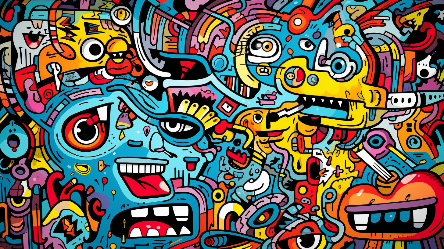 Pop Art Wallpaper The Color Dance