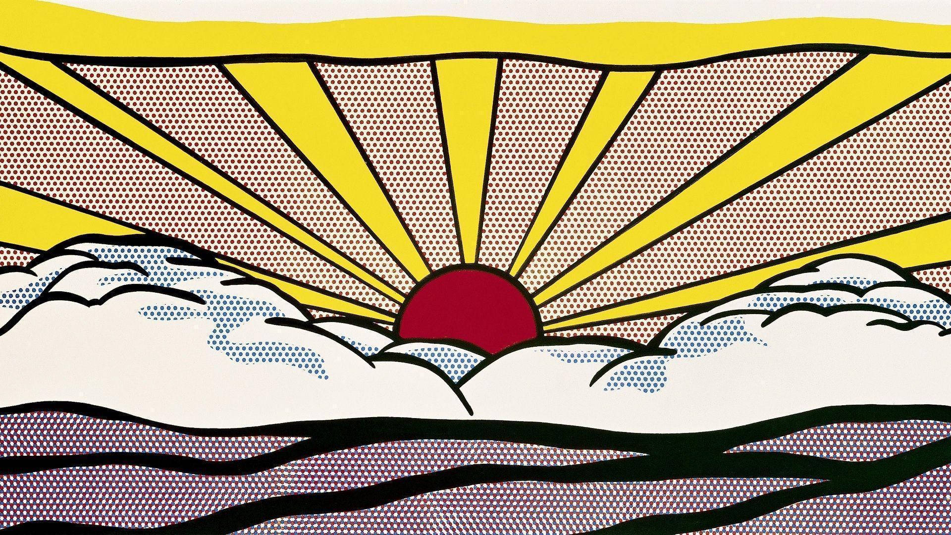 Download free Sunrise Pop Art Wallpaper