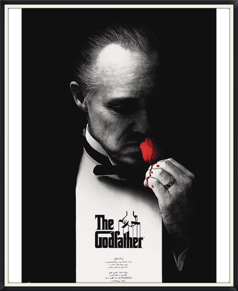 The Godfather Movie Poster Frame Marlon