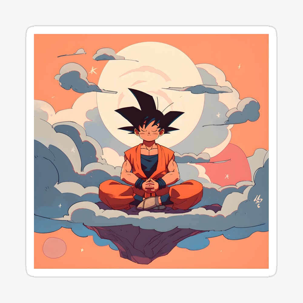 Goku Meditating Poster