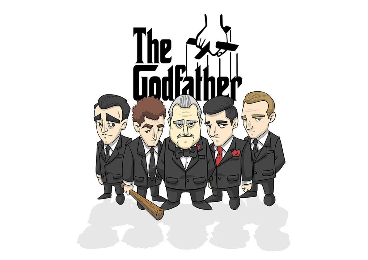 godfather Le Parrain Anime Print