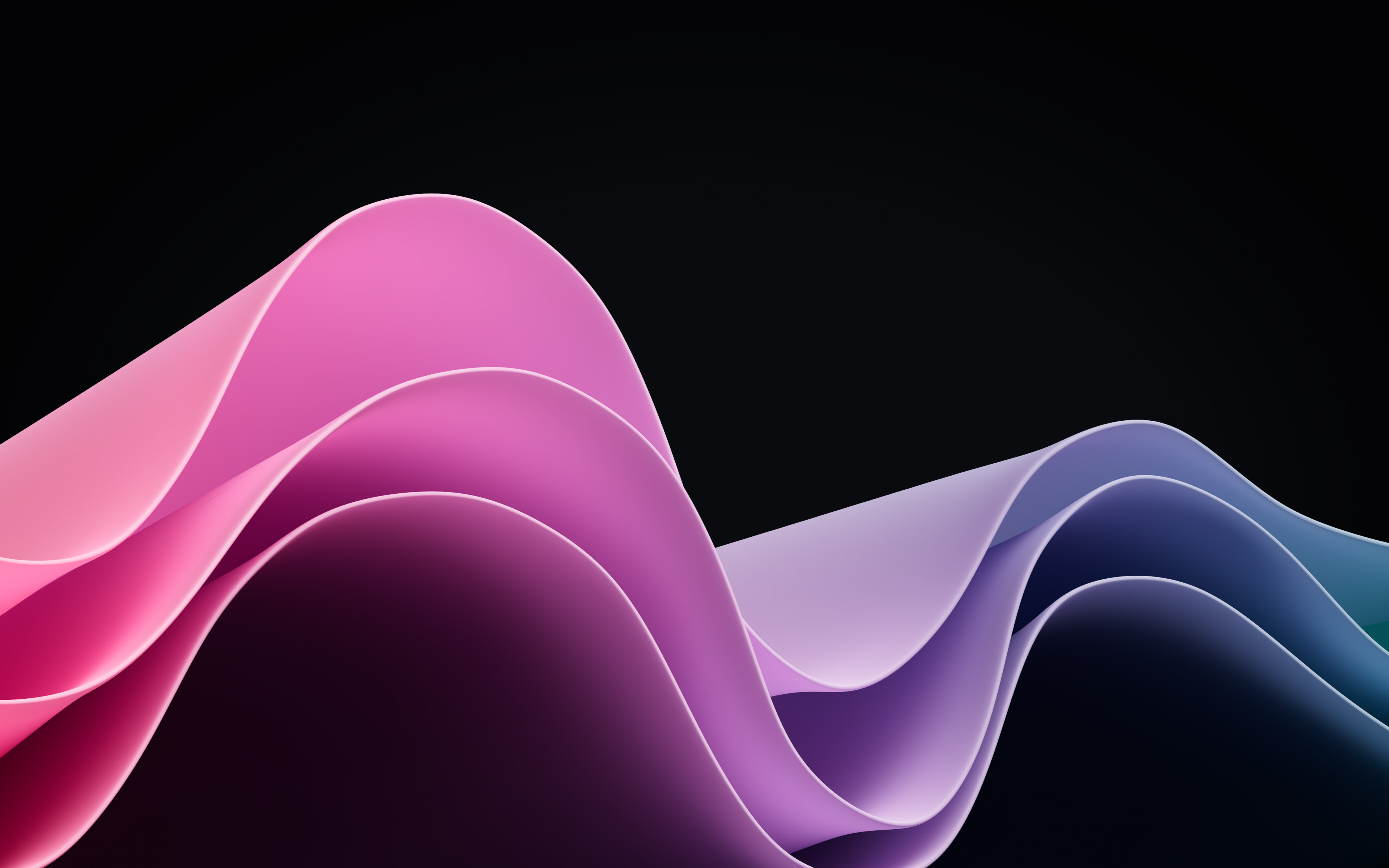 New Windows 11 Color Waves Theme