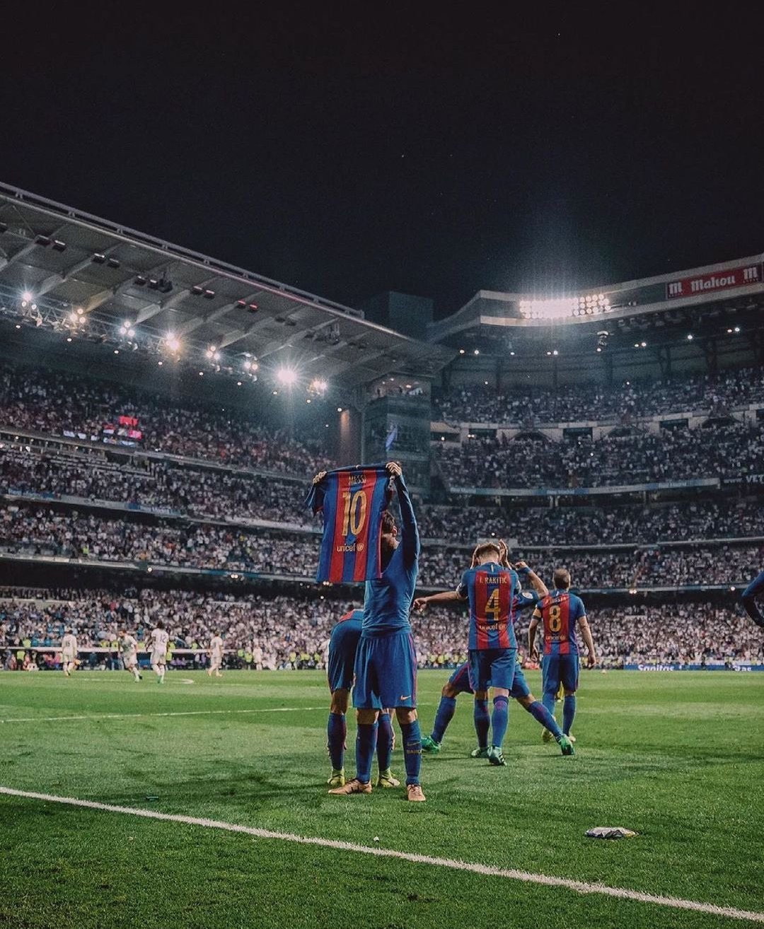 Barcelona win the game