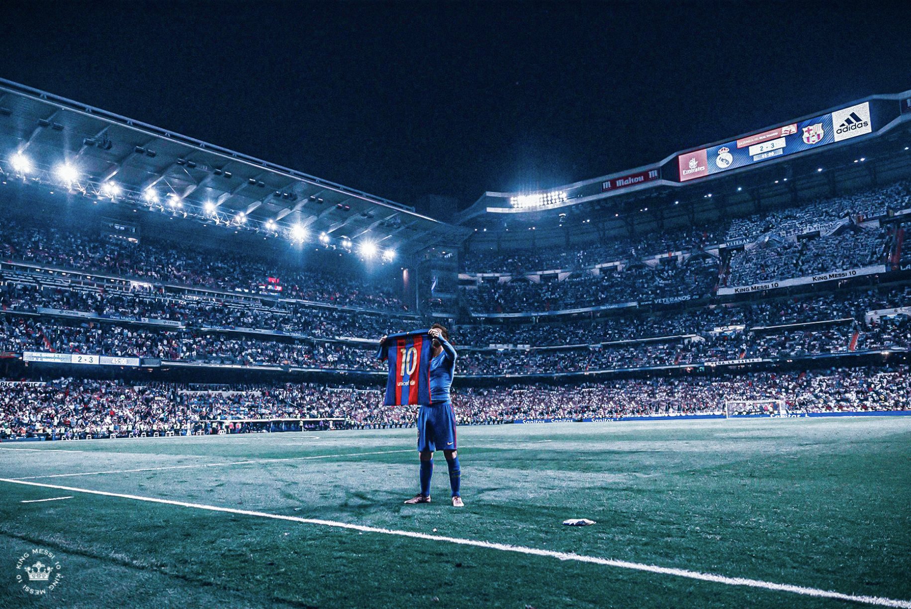 Messi scored an iconic winner goal 90