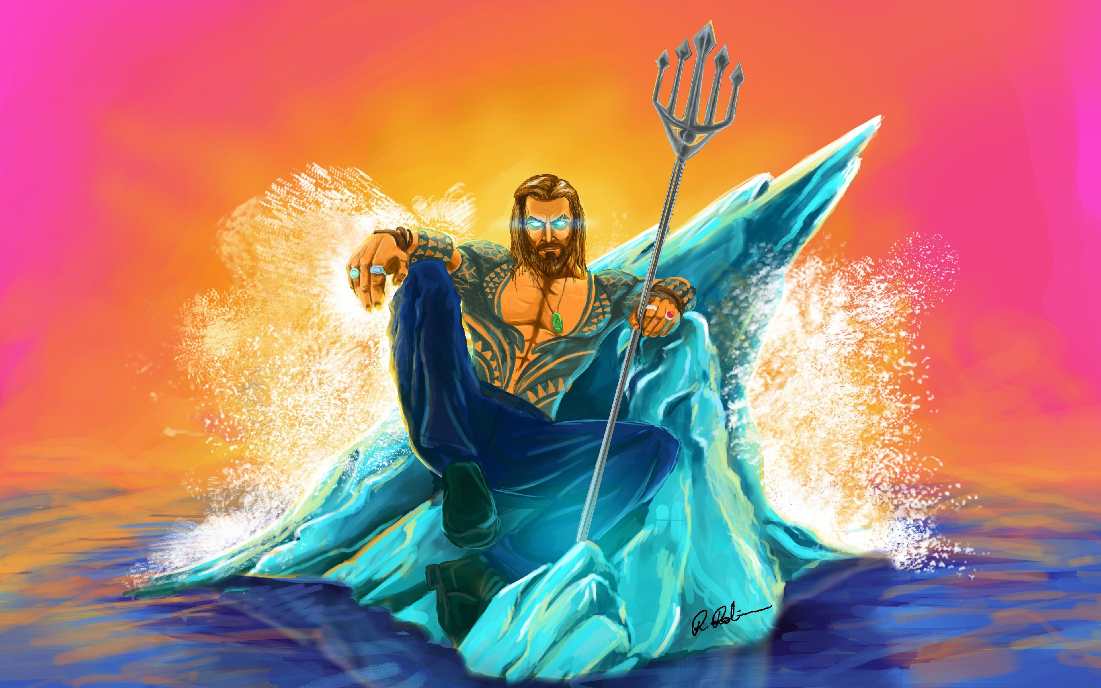 wallpaper 3840x2400 aquaman, sit