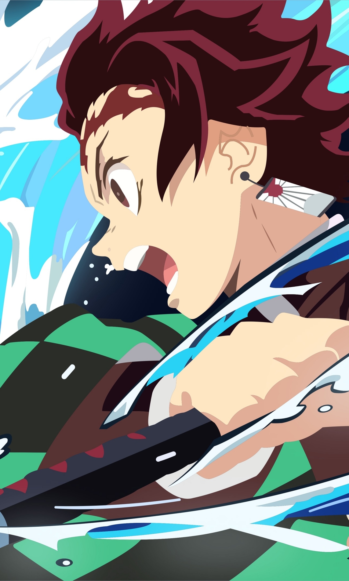 Tanjiro Kamado iPhone Wallpaper