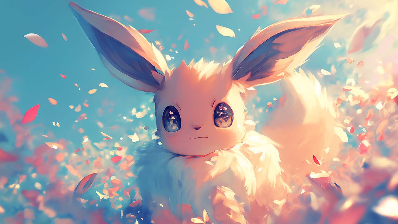 Pokemon Eevee Lovely Pastel Desktop
