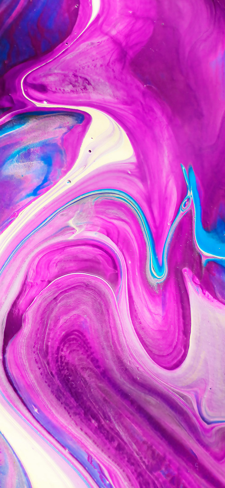 Abstract Purple Color Mix 4K Phone