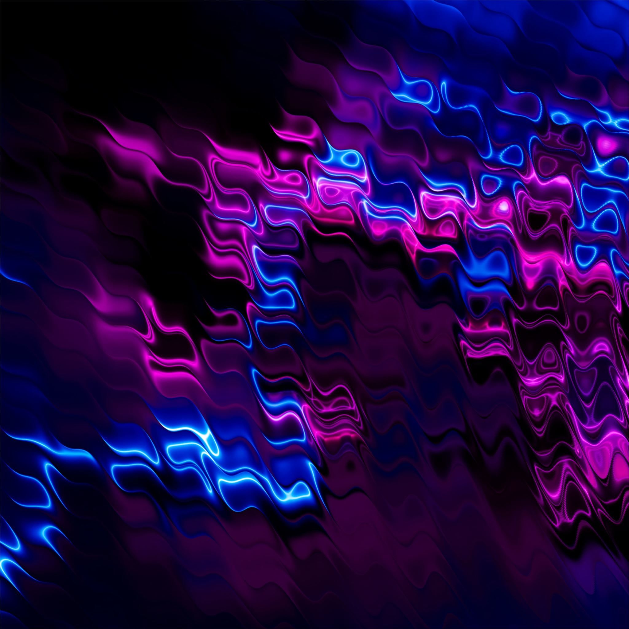 abstract purple blue cell 4k iPad Air