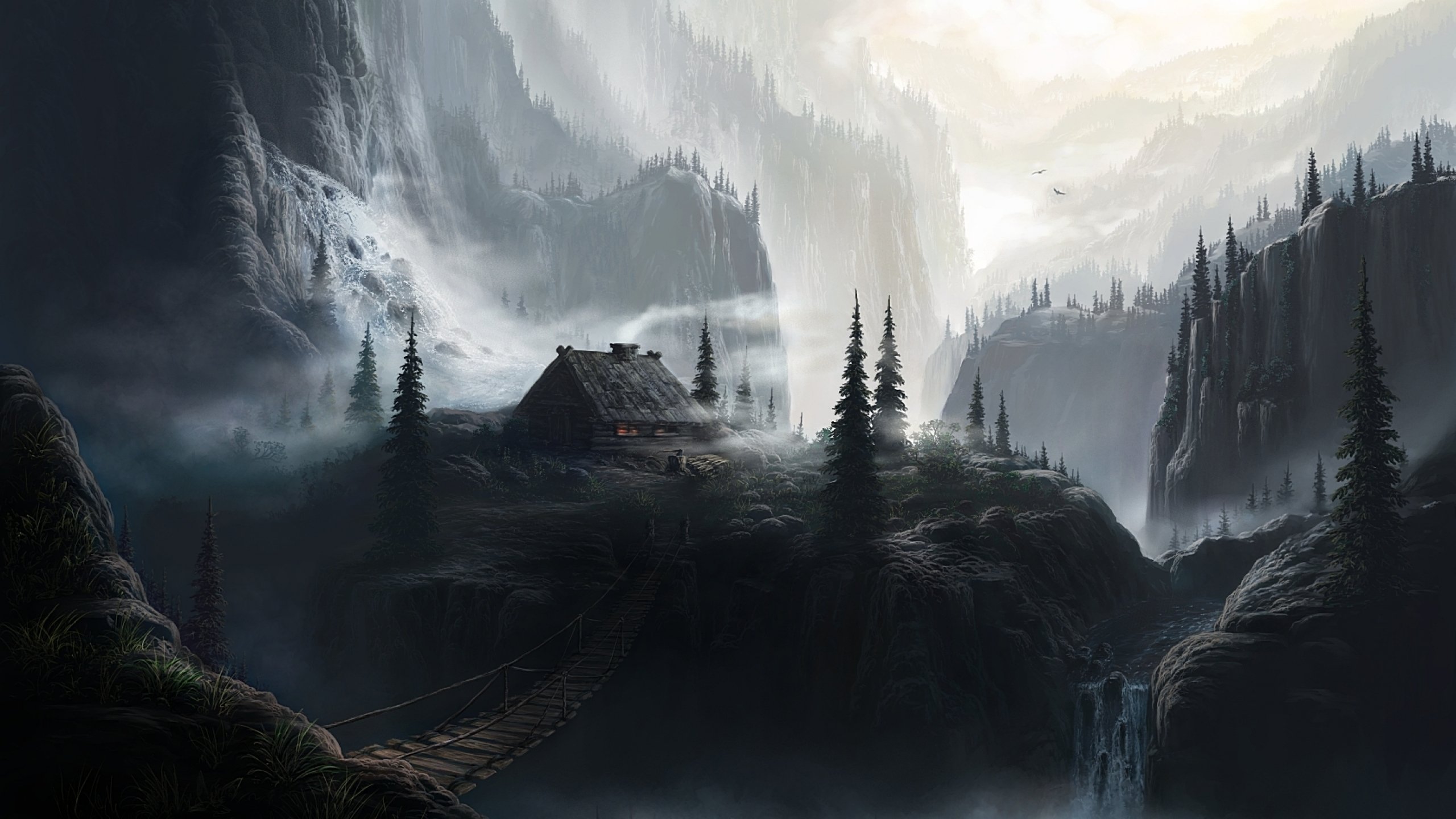 Fantasy Landscape Dark Best Wallpaper