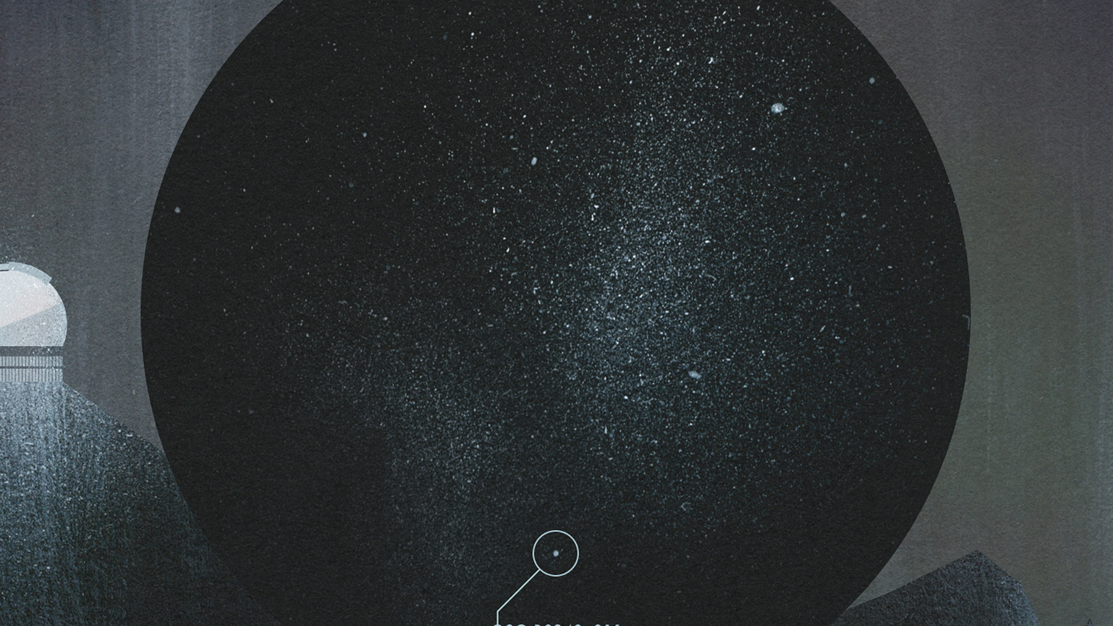 Simple Minimal Space Circle Art