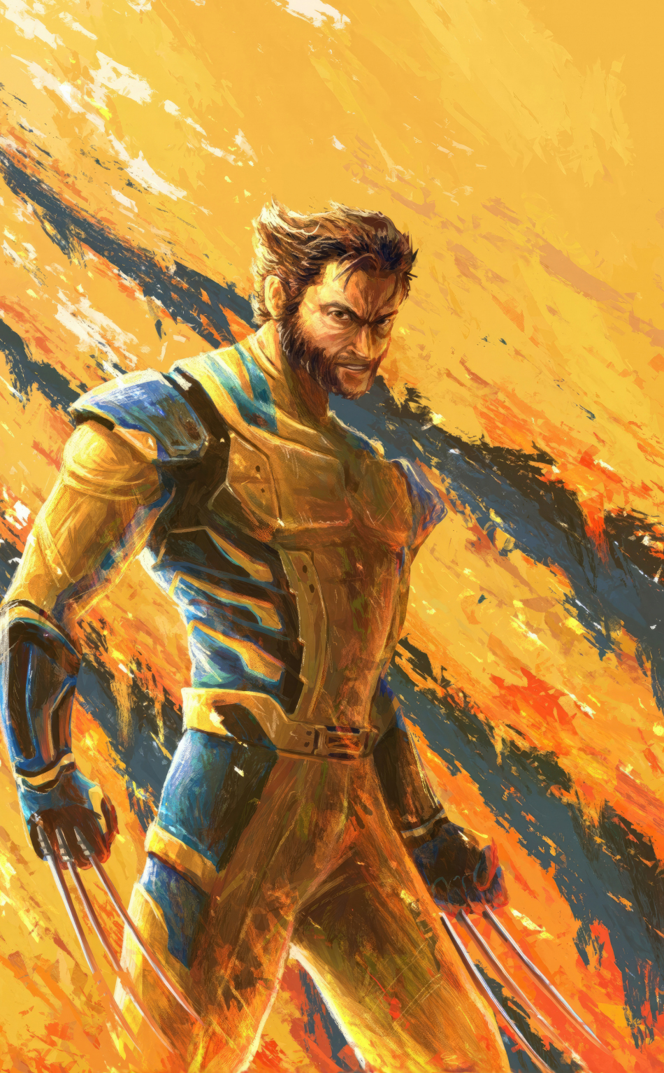 Download wallpaper 950x1534 wolverine