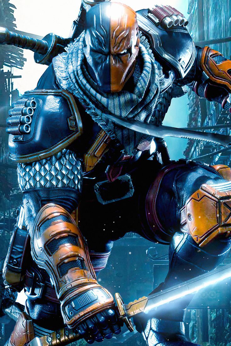 Deathstroke, Phone Wallpaper, DC