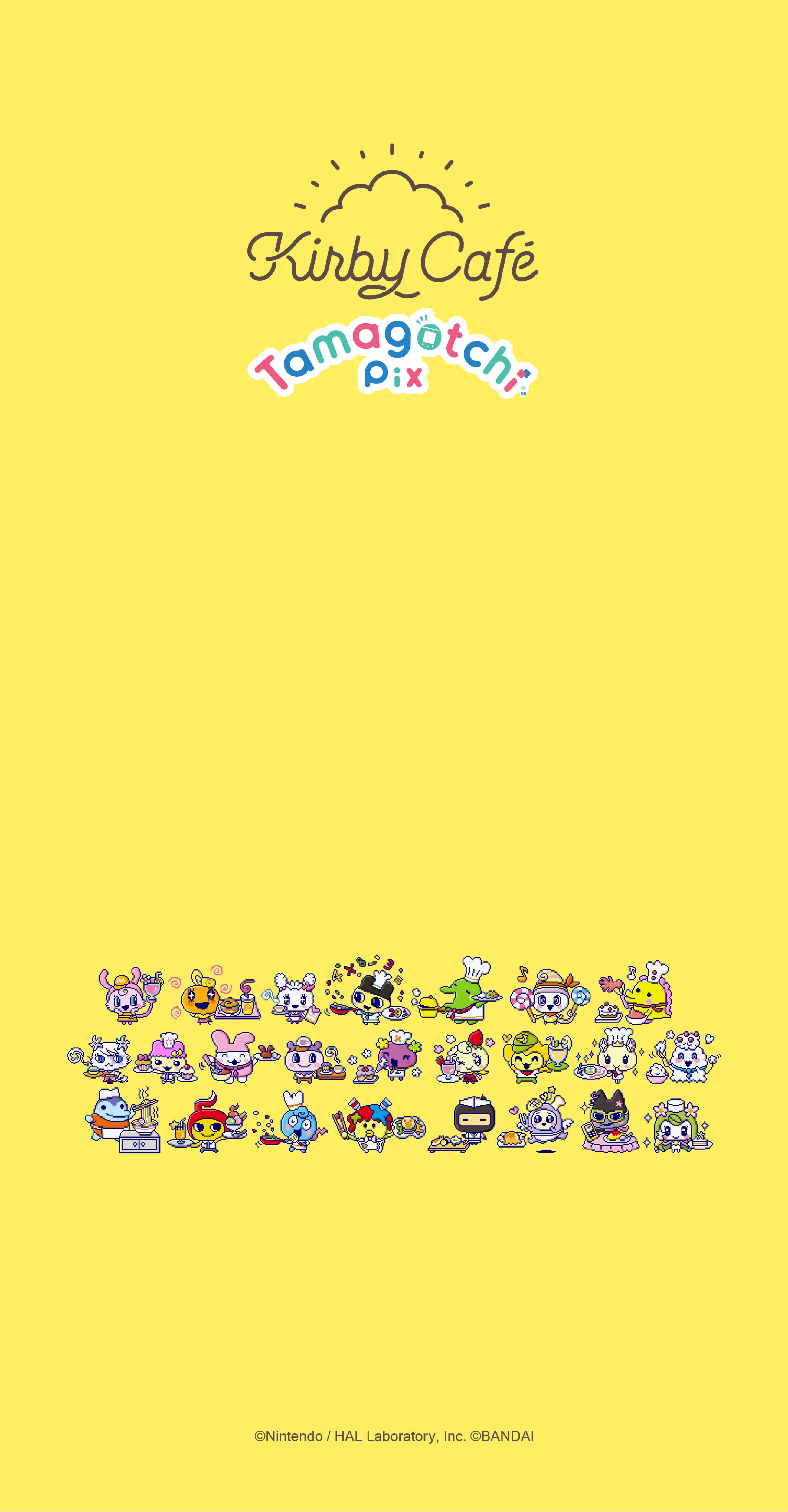 Kirby Café x Tamagotchi Pix of Cooking