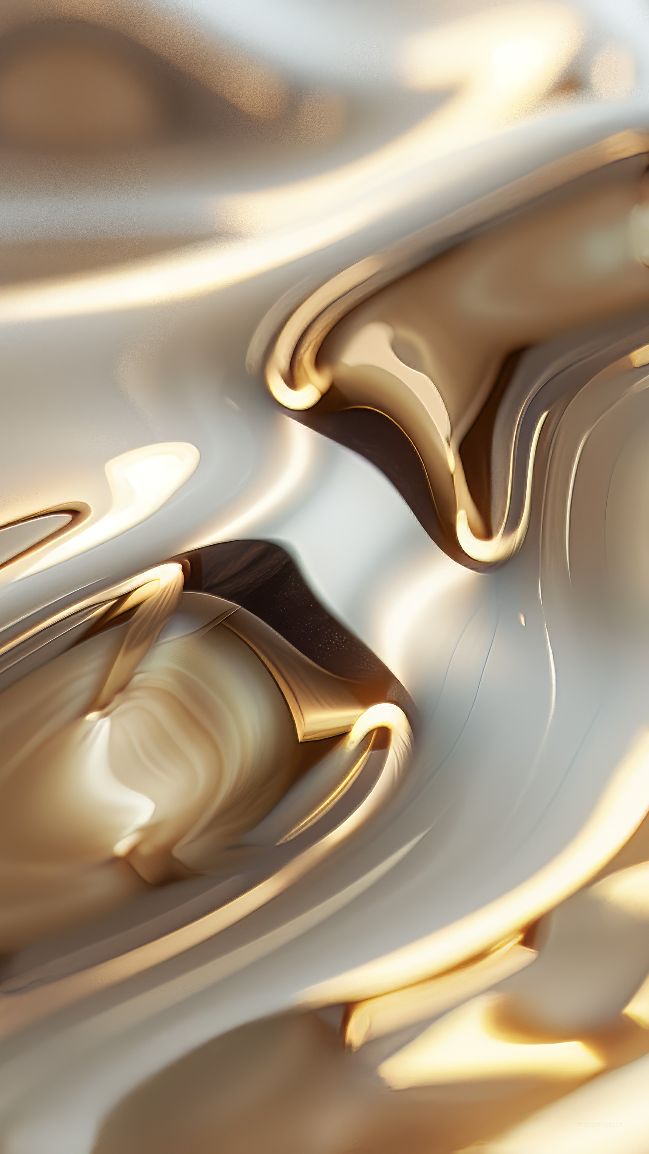 IPhone 15 Wallpaper, Gold, OS