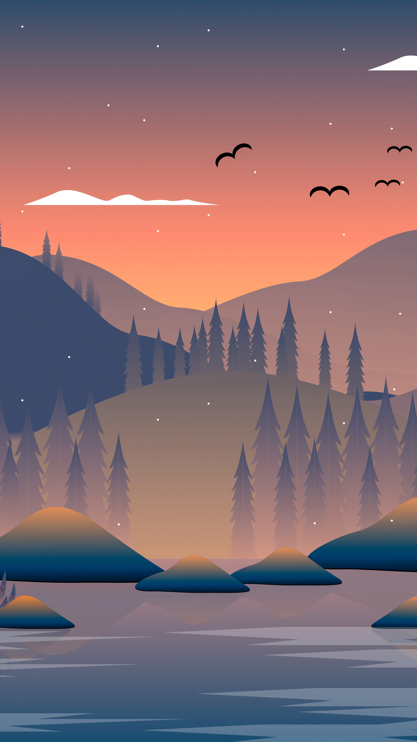 Artistic Landscape Phone Wallpaper