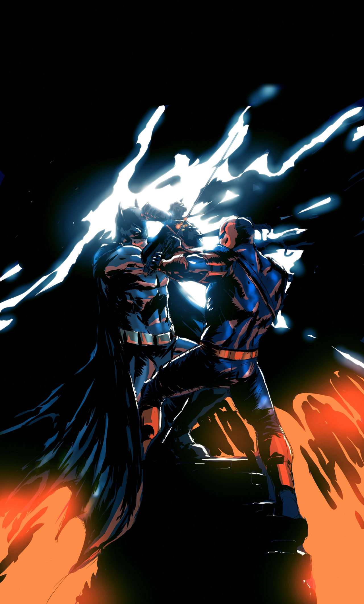 wallpaper 1280x2120 deathstroke