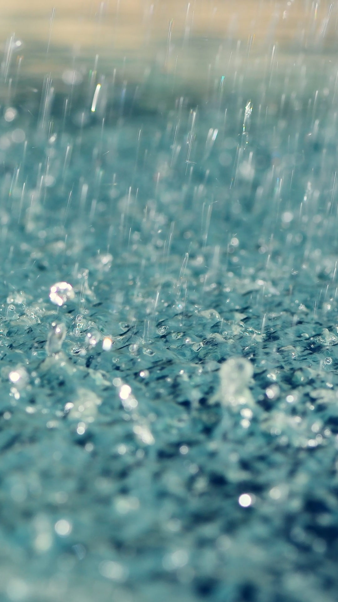 Rain wallpaper for mobile phone